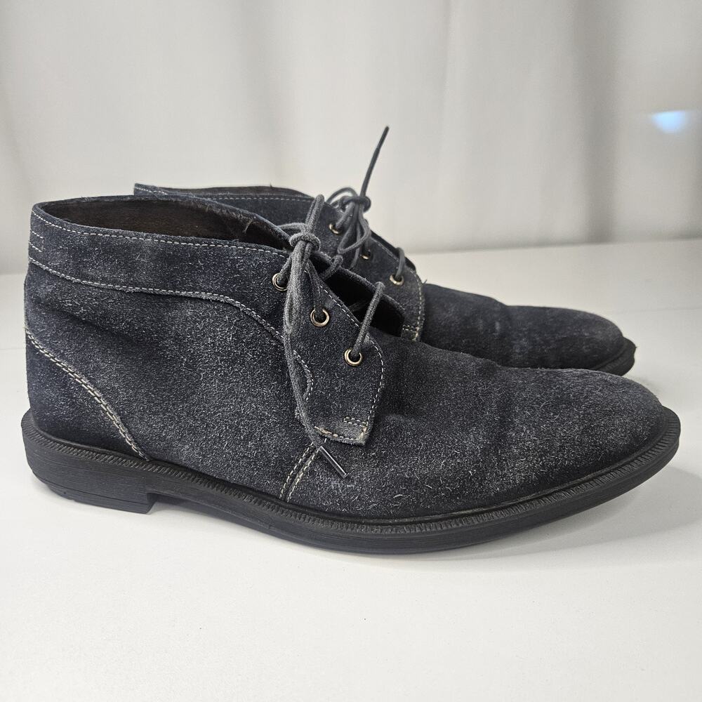Stacy Adams Shoes Mens Size 10 Gray Suede Chukka Boots Dabney Dress